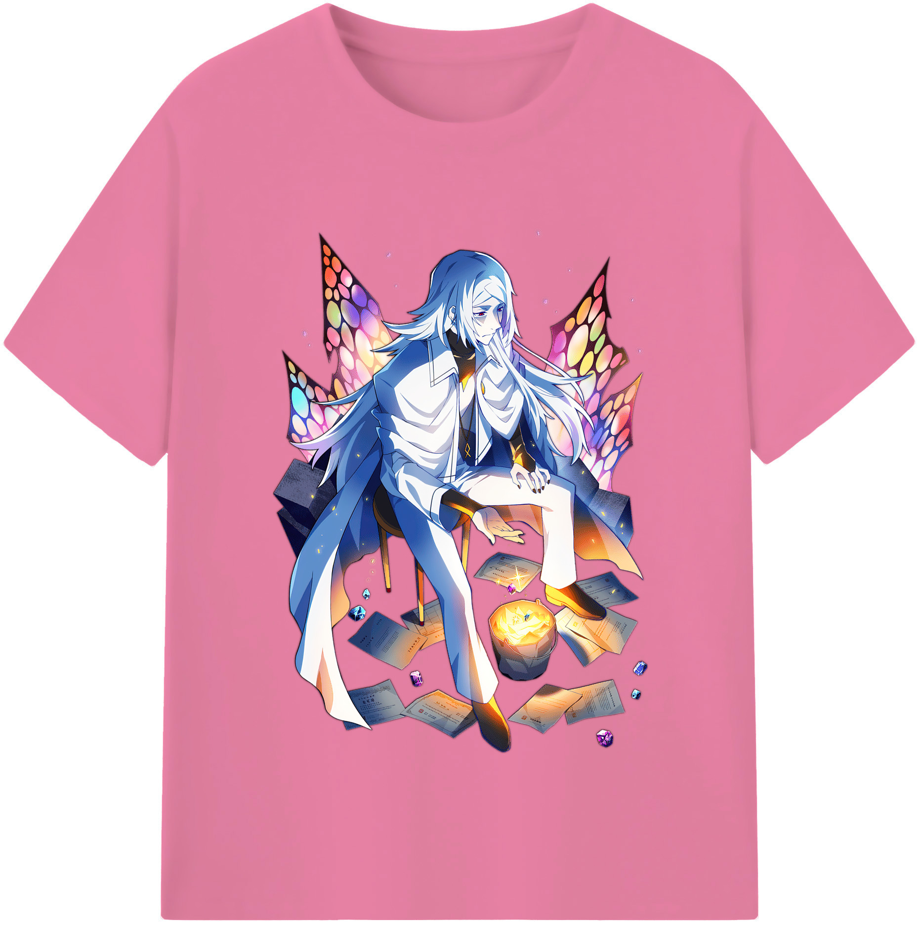 （画像用） 文豪ストレイドッグス Bungo Stray Dogs 綿100％半袖Tシャツ（フロントプリント）